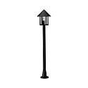 Luminaire d'allées TYPE NO 4126 rond E27 44, noir mat gradable