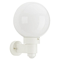 Luminaire mural d'extrieur TYPE NO 0257 rond, avec dtecteur de mouvement E27 44, blanche gradable