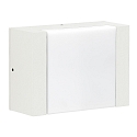 Luminaire mural d'extrieur TYPE NO 0331 plat, dimmable 54, blanc mat gradable