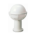 Luminaire en forme de borne TYPE NO 0520 rond E27 44, blanche gradable