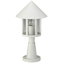 Luminaire en forme de borne TYPE NO 0539 rond E27 44, blanche gradable