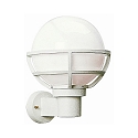 Luminaire mural d'extérieur TYPE NO 0612 rond E27 44, blanche gradable