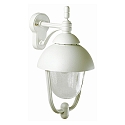 Outdoor Wall luminaire Country style double dome 1 Type No. 0689, IP44, E27  QA55 max. 57W, cast alu / glass clear, white