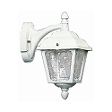 Luminaire mural d'extrieur TYPE NO 1813 Bas, angulaire E27 44, blanche gradable