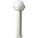 Borne d'éclairage TYPE NO 2030 rond E27 44, blanche gradable