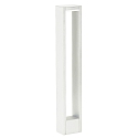 Borne d'clairage TYPE NO 2242 plat, dimmable 54, blanc mat gradable