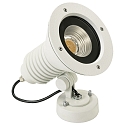 Projecteur d'extrieur TYPE NO 2381 dimmable, rglable 54, blanc mat gradable
