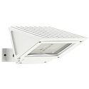 Outdoor LED Fl�chenstrahler Typ Nr. 2411, IP54, 32W 3000K 3200lm, schwenkbar, dimmbar, Alu-Guss / Borosilikatglas, Wei� matt