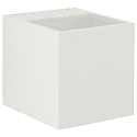 LED Auenwand-Strahler Typ Nr. 2417, Up/Down, breit/breit, Eckig, IP44, 230V, 13.4W 3000K 1200lm, Glas, Wei