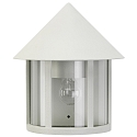 Luminaire mural d'extérieur TYPE NO 3222 semi-circulaire E27 44, blanc mat gradable