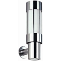 Luminaire mural d'extrieur TYPE NO 0243 cylindrique, avec spot LED E27 44, acier inoxydable gradable
