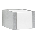 Luminaire mural d'extrieur TYPE NO 0332 langue, dimmable 54, argent mat gradable
