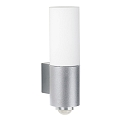 Luminaire mural d’extérieur TYPE NO 0378 avec capteur, avec détecteur de mouvement E27 IP54, acier inoxydable gradable