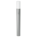 LED Bollard light Type No. 2277 with motion detector, IP44, height 90cm, 10W 3000K 900lm, cast alu / opal, dimmable, silver