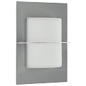 Outdoor Wall luminaire Type No. 6223, IP44, E27 QA55 max. 57W, stainless steel matt / opal