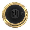 CASAMBI remote control RWTDBTBASSB round, programmable, gold CASAMBI remote control RWTDBTBASSB round, programmable, gold