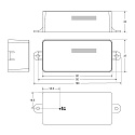 CASAMBI Outdoor Bluetooth Dimmer CASAMBI DIBTPRO14-144 PWM4, IP65, 12-24V DC, max. 72 / 144W, CASAMBI / Ausgang PWM, 4-Kanal