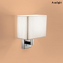Lampada da parete AP CLAVIUS E14 IP20, Cromo, Bianco dimmerabile