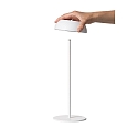 Axolight Lampada da tavolo a batteria LT LED FLOAT con connessione USB, dimmerabile IP55, Bianco dimmerabile