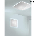 Luminaire de plafond PL NELLY STRAIGHT 100 E27 IP20, blanche gradable