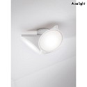 Axolight LED ceiling luminaire PL ORCHID, 3x 10W, 2700K, 800lm, IP20, white