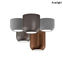 Axolight Luminaire de plafond PL G URBAN IP20, bronze gradable