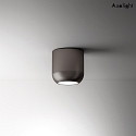 Axolight Plafoniera PL M URBAN IP20, nichel opaco dimmerabile