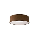 Ceiling luminaire PL VELVET 100, 3x E27, IP20, brown / white