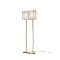 Lampadaire PT CLAVIUS E27 IP20, or, couleur sable gradable