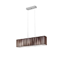 Luminaire  suspension SP CLAVIUS E27 IP20, chrome, le tabac gradable