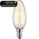 HWH Ampoule  filament forme bougie C35 commutable E14 4,5W 470lm 2700K 300 CRI > 90 
