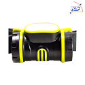 HWH Lampe de poche commutable IP54, jaune, noir  gradable