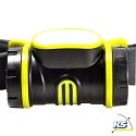 HWH Lampe de poche commutable IP54, jaune, noir  gradable