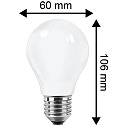 HWH Lampadina Standard/ Forma standard A60 commutabile E27 7W 810lm 6000K 300 CRI >80 