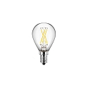 LED Lamp drop G45, 4,5W (40W), E14, 470lm, 2700K, glass clear