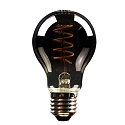 LED Birnenlampe, E27, 5W 1800K 120lm, Glas smoky VBS