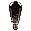 LED Edisonlampe ST64, E27, 5W 1800K 140lm 300, Glas smoky VBS