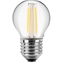 LED Lamp drop G45, 4,5W (40W), E27, 470lm, 2700K, glass clear