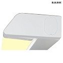 HWH Lampada da sottopensile KUBAL CCT Switch IP20, 8W 750lm 3000 / 4000K 125° 125° CRI >80 55.6cm
