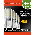 HWH Lampe � culot lot de 5 G9 2,6W 320lm 3000K 300� 