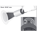 spot STAR SPOT 30-65 AC C 1 flame, swivelling, rotatable IP20, matt chrome dimmable