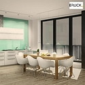 BRUCK Luci a sospesione BLOP 100° LV OE con cavo aperto IP20, bianco, laccato dimmerabile