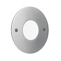 Luminaire d'encastrement mural  IP54, acier inoxydable, opale