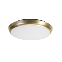 Brumberg Outdoor LED Aufbauleuchte MAKIRA, IP65 IK08, � 25cm, 230V, 18W 2700/3000/4000K (CCT), strukturschwarz / opal, dimmbar