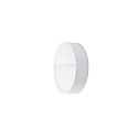 outdoor wall luminaire EYE half round, CCT Switch, impact resistant IP65, white matt 