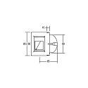 Brumberg LED Wandeinbauleuchte, IP20, eckig, 8.5x8.5cm, mit Teil-Blende und Treppen-Reflektor, 230V, 1.2W 3000K 40lm, Edelstahl / klar Brumberg LED Wandeinbauleuchte, IP20, eckig, 8.5x8.5cm, mit Teil-Blende und Treppen-Reflektor, 230V, 1.2W 3000K 40lm, Edelstahl / klar