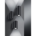Brumberg outdoor wall luminaire YLIP up / down, switchable LED IP65, black 