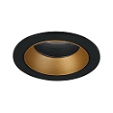 LED Einbaudownlight ALTERO-R, 33°, 8,8W, 2700K-5000K, IP44, 500mA, rund, schwarz, gold