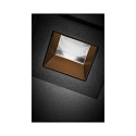 Brumberg ceiling recessed luminaire ALTERO-S square, direct IP44, white dimmable Brumberg ceiling recessed luminaire ALTERO-S square, direct IP44, white dimmable