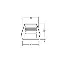 Brumberg Spot sans réflecteur, noir , transparent  Brumberg Spot sans réflecteur, noir , transparent